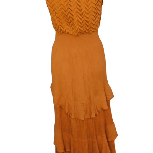 J Gee Mustard Dress Size L - Picture 2 of 5